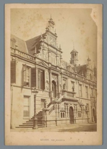 View of the Town Hall in Leiden