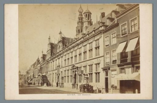 View of the Town Hall in Leiden