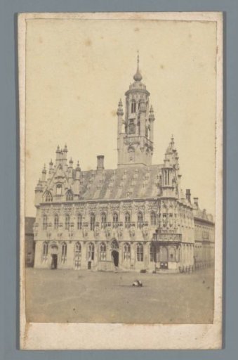 View of the Town Hall in Middelburg