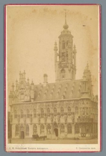 View of the Town Hall in Middelburg
