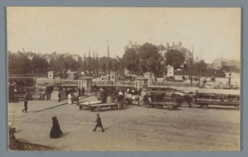 View of the Koningsbrug in Rotterdam