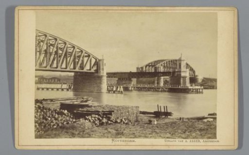 View of the Koningshavenbrug in Rotterdam