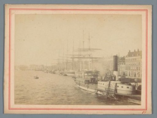 View of the Maas in Rotterdam