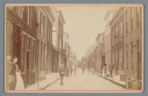 View of the Koestraat at Schoonhoven