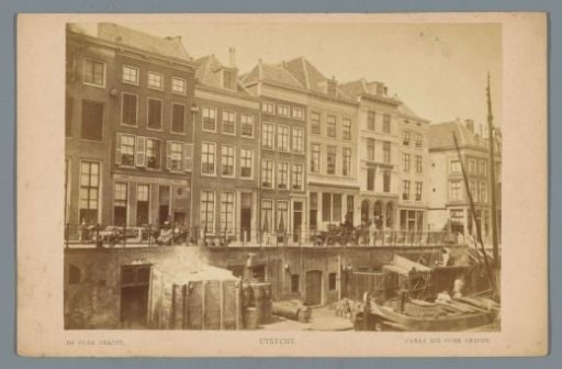 View of the Oudegracht at Utrecht