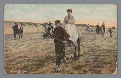 Riding a pony