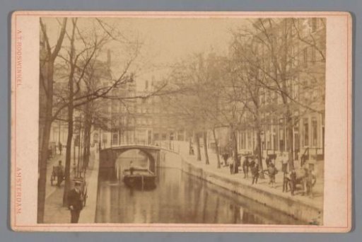 View of the Warmoesgracht in Amsterdam
