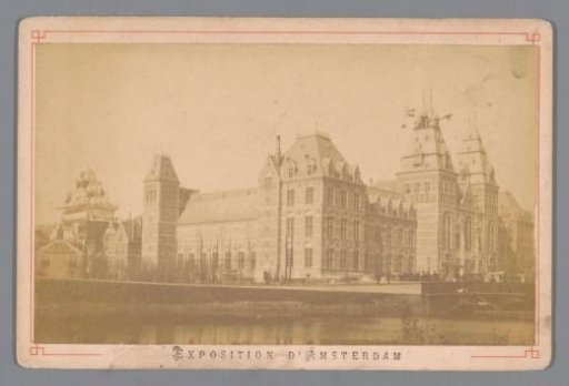 View of the Rijksmuseum in Amsterdam