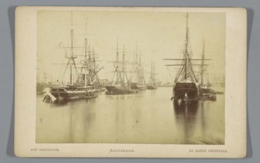 View of the Oosterdok in Amsterdam