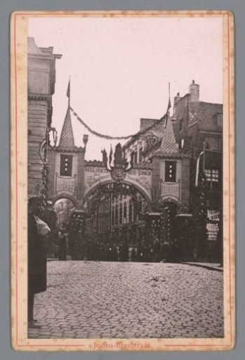 View of the Jodenbreestraat in Amsterdam