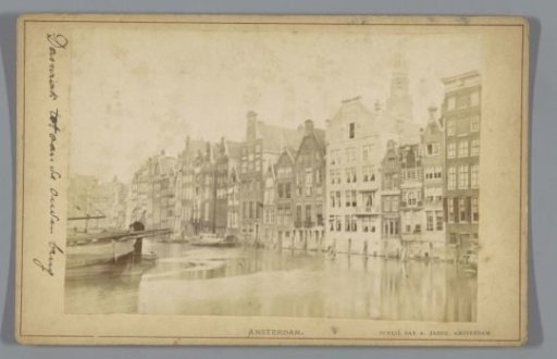 View of the Damrak in Amsterdam
