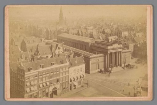 View of the Beurs van Zocher on the Dam in Amsterdam