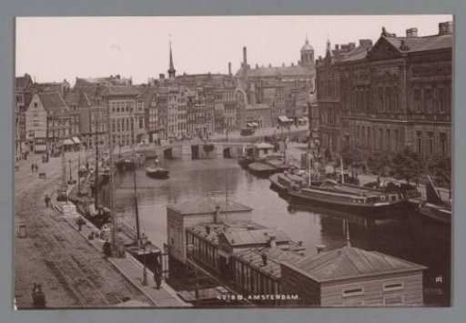View of the Rokin in Amsterdam