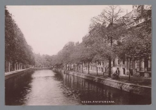 View of a canal in Amsterdam