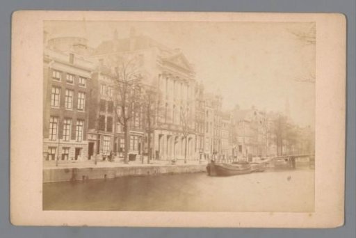View of Felix Meritis on the Keizersgracht in Amsterdam