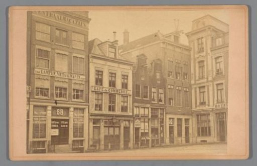 View of the Kippenhoek, later Rembrandtplein, in Amsterdam