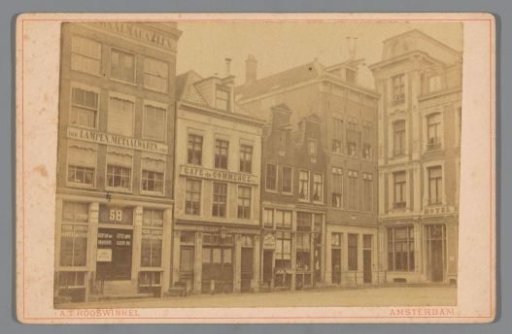 View of the Kippenhoek, later Rembrandtplein, in Amsterdam