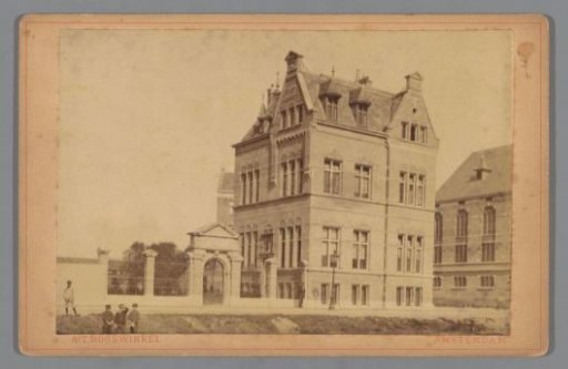 View of the orphanage of the Dutch Reformed Church in Amsterdam