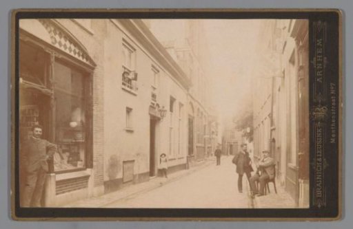 View of the Menthenstraat in Arnhem
