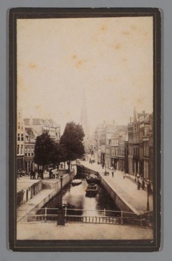 View of a canal, probably in Delft