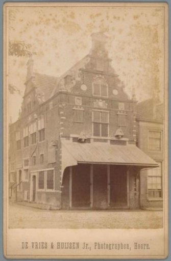 View of the weigh house in Enkhuizen