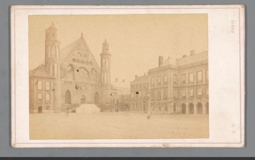 View of the Binnenhof in The Hague