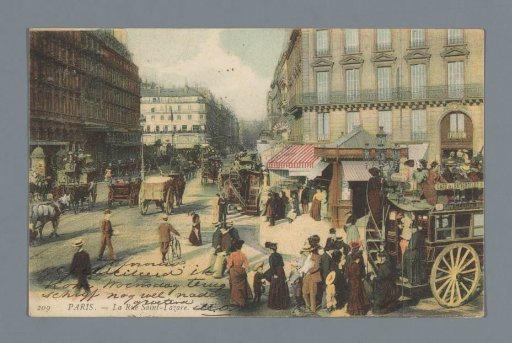 Paris. - La Rue Saint-Lazare