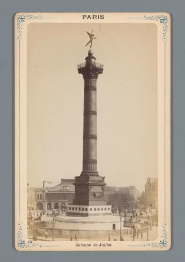 Colonne de Juillet on the Place de la Bastille in Paris