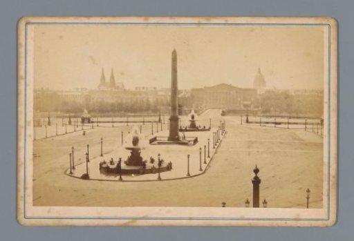 View of the Place de la Concorde in Paris