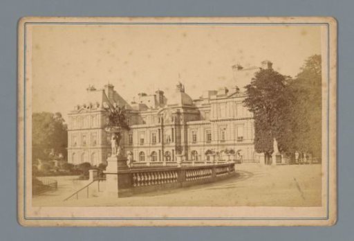 View of the Palais du Luxembourg in Paris