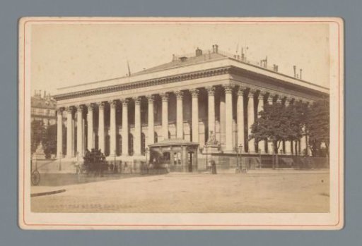 View of the Exchange Building in Paris