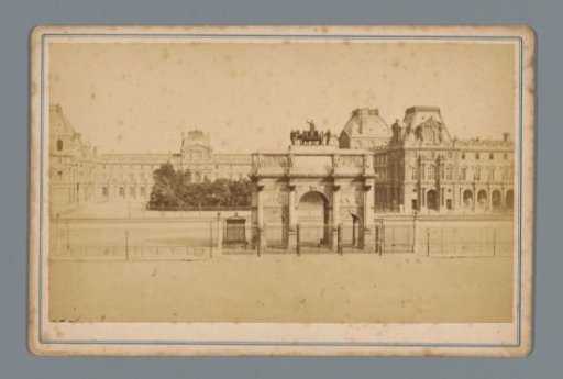 View of the Louvre in Paris