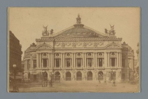 View of the Opéra de Paris in Paris