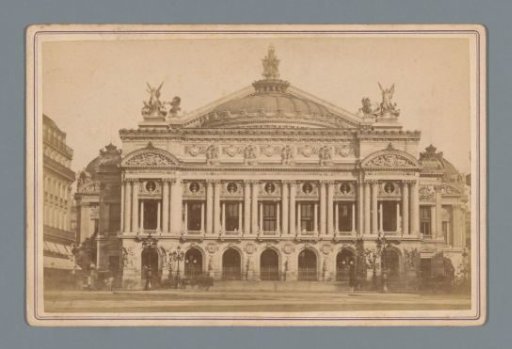 View of the Opéra de Paris in Paris