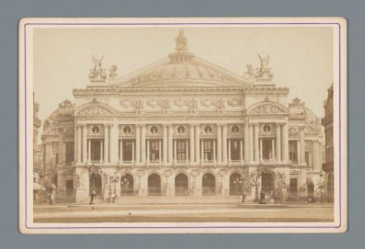 View of the Opéra de Paris in Paris