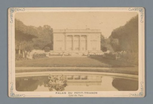 View of the Petit Trianon in Versailles