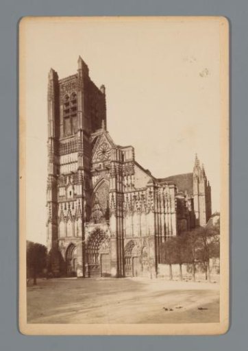 View of the Cathedral of Auxerre