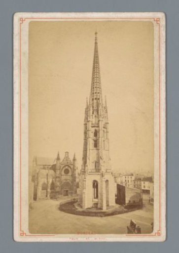 View of the Basilica of Saint-Michel in Bordeaux
