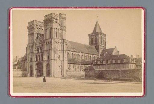 View of the Abbaye aux Dames in Caen