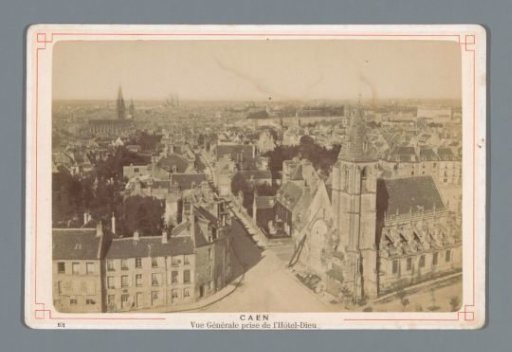 View of Caen taken from the Hôtel-Dieu