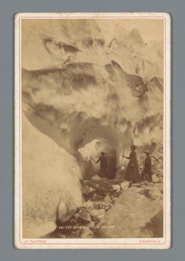 Ice Caves near the Bossons Glacier in Chamonix