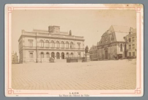 View of the Town Hall of Laon