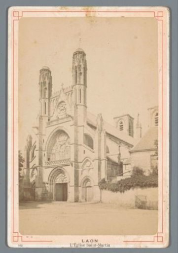 View of the Church of Saint-Martin at Laon