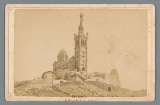 View of the Notre-Dame de la Garde at Marseille