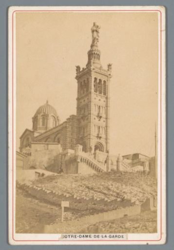 View of the Notre-Dame de la Garde at Marseille