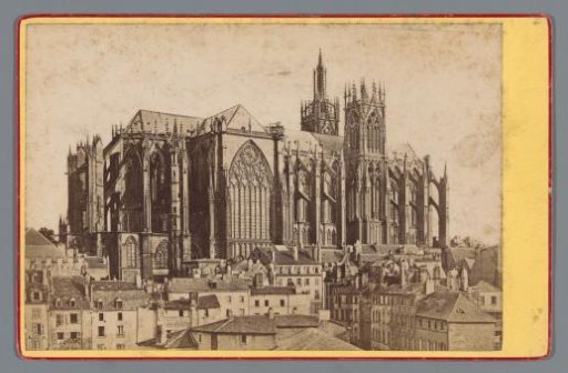 View of the Cathedral of Saint-Étienne at Metz