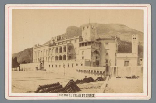 View of the Princely Palace of Monaco