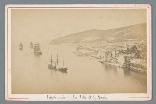 View of the Harbour of Villefranche-sur-Mer