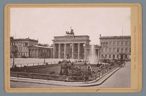 View of the Brandenburg Gate in Berlin