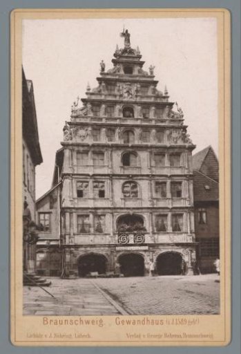 View of the Cloth Hall in Brunswick
